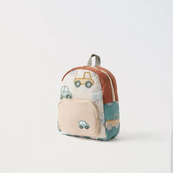 Car Embroidered Backpack