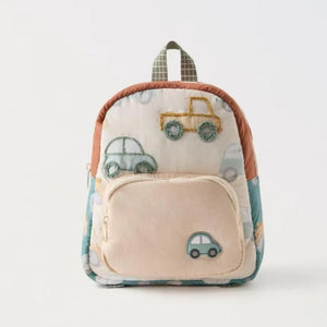 Car Embroidered Backpack